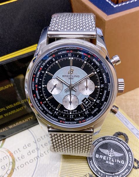 breitling transocean chronograph unitime price